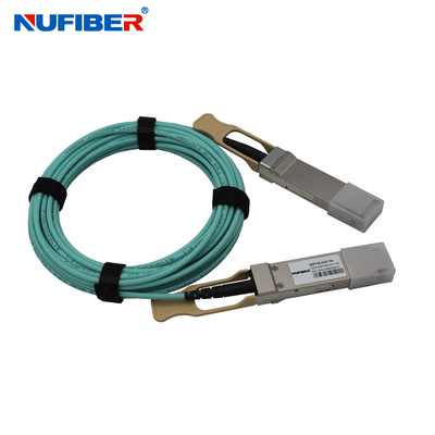 QSFP28 activo óptico al cable de Ethernet de QSFP28 AOC 100G 26AWG