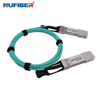 Con varios modos de funcionamiento de fibra óptica activo QSFP+ AOC del cable compatible de la red 40G