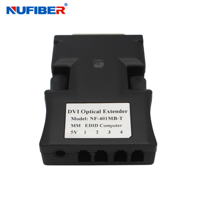 4 el mini DVI suplemento EDID de la fibra óptica de la base funciona 1080P para la señalización de Digitaces