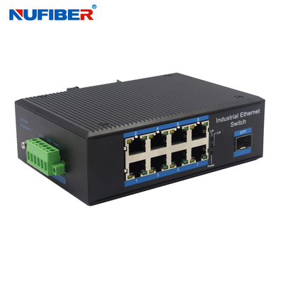 El grado industrial SFP cambia el convertidor 8 24V industrial portuario de Gigabit Ethernet