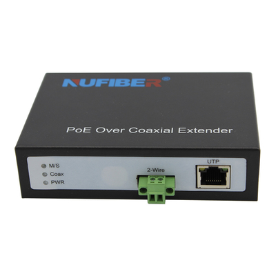 Ethernet del POE sobre el convertidor 100Mbps POE RJ45 del par trenzado al suplemento de dos hilos DC48V