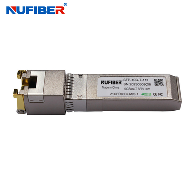 OEM Cisco/Huawei/ZTE/H3C compatible con el cable UTP 10G RJ45 30m Modulo 10G Transceptor de cobre