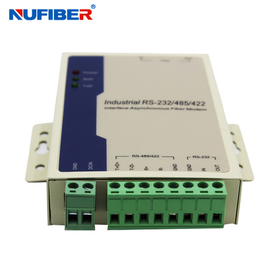 OEM Modem de serie a fibra RS485/422/232 a extensor de fibra Multimodo 1310nm 2km SC DC9-36V