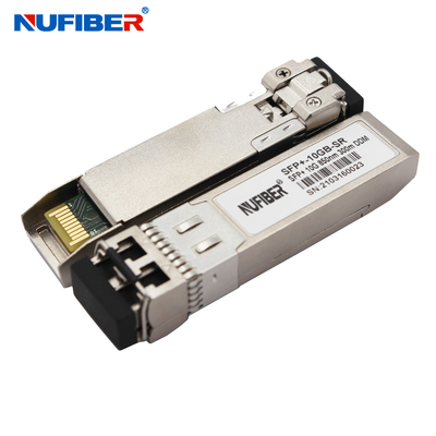 Transceptor óptico 10G SFP + SR Duplex MMF 850nm 300m LC compatible con Juniper / Cisco / MikroTik