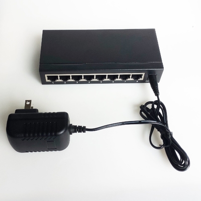 Puerto del convertidor 8 del interruptor de Ethernet de la fibra de Rj45 UTP medios para el acceso del IP