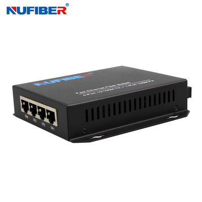 Tx al interruptor comercial de Ethernet de la fibra de Fx con el indicador de situación del vínculo del LED