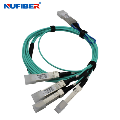cables ópticos activos 40G del 1m 3M al cable de 4x10G Qsfp AOC para el centro de datos