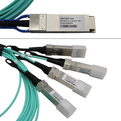 cables ópticos activos 40G del 1m 3M al cable de 4x10G Qsfp AOC para el centro de datos