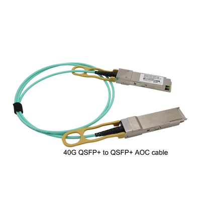 cable óptico activo el 1M 3M los 5M 10M de 10G 25G 40G QSFP