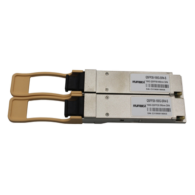 transmisor-receptor Huawei Cisco del interfaz 100G QSFP28 de 850nm el 100m milímetro MPO MTP compatible