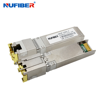10GBASE-T módulo de SFP de Ethernet del cobre RJ45 CAT6A los 30m