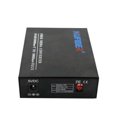 Convertidor con varios modos de funcionamiento de 850nm los 550M SC Fiber Optic Media