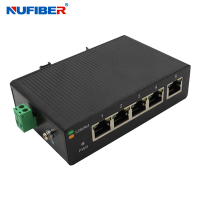10 interruptor industrial 24V de Ethernet de la red del puerto del 100M 5 UTP