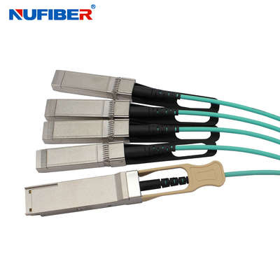 Cable óptico compatible AOC el 1m los 5m 850nm 100GbpS de Huawei ZTE SFP+ a 4x25G