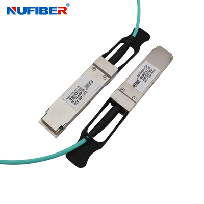 Con varios modos de funcionamiento de fibra óptica activo QSFP+ AOC del cable compatible de la red 40G