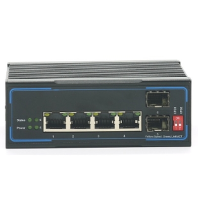 La capa completa 2 del gigabit manejó el interruptor industrial de Ethernet el puerto 4POE + 2SFP