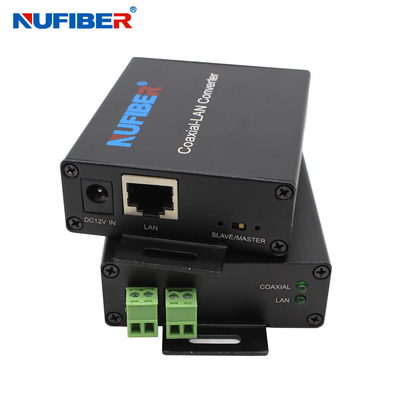 Alambre Lan Media Converter, Rj45 de la cámara IP 2 del CCTV al suplemento de Ethernet del par trenzado