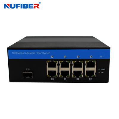 Interruptor manejado industrial de Gigabit Ethernet con 8 UTP 1 puerto de SFP