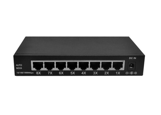 Interruptor de Gigabit Ethernet del puerto del interruptor 5 de Ethernet de DC5V 1A Rj45 para los dispositivos del IP del CCTV