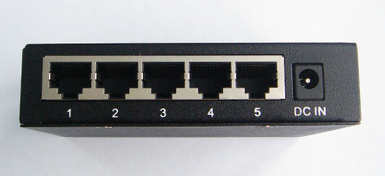 Interruptor de Gigabit Ethernet del puerto del interruptor 5 de Ethernet de DC5V 1A Rj45 para los dispositivos del IP del CCTV