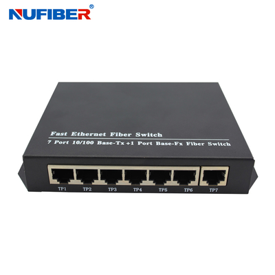 Estándar portuario de la velocidad IEEE802.3u del interruptor 100Mbps de Ethernet de DC5V 1A 7