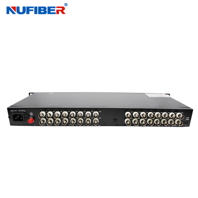 Transmisor video del convertidor de la fibra 16BNC para CCTV NF-16V-T/R-F20