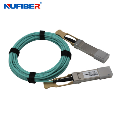 Los cables ópticos activos QSFP28 de OM3 100G a la longitud de cable QSFP28 modificaron para requisitos particulares
