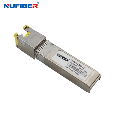 10GBASE-T módulo de SFP de Ethernet del cobre RJ45 CAT6A los 30m