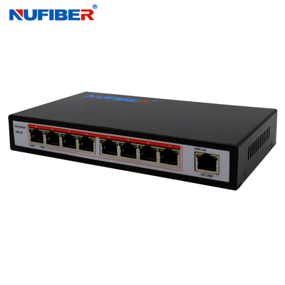 ODM 4 del OEM interruptores portuarios de Ethernet de 8 16 24 48V POE para NVR