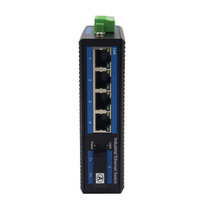 Medios convertidor del dinar IP40 4 del carril de la fibra portuaria de Gigabit Ethernet