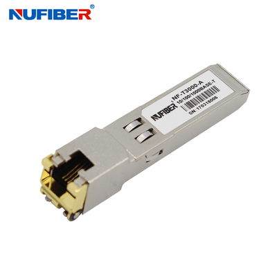 módulo del cobre 1.25GB/S RJ45 del 100m Gigabit Ethernet