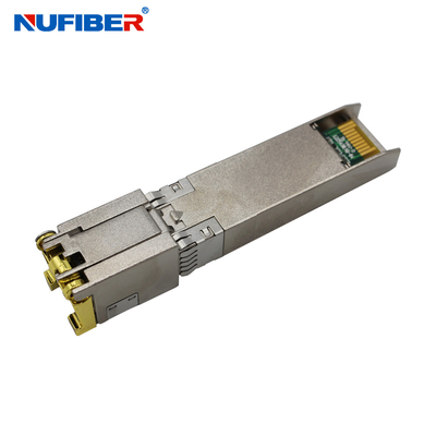 transmisor-receptor de SFP del cobre del puerto Ethernet de los 30m RJ45 10G UTP